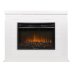 Каминокомплект Firelight Prestigio 25 с очагом Electrolux EFP/P-2520LS камень белый/шпон белый дуб