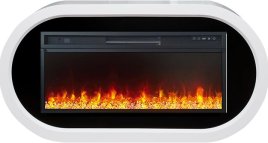 Каминокомплект Royal Flame Ellipse с очагом Vision 42 LED белый с черным