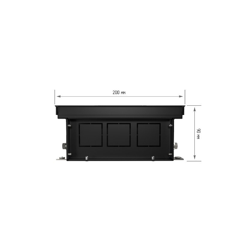 Внутрипольный конвектор Royal Thermo Atrium 90/200/2300-DG-U-BL