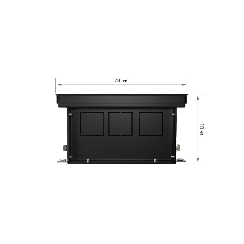 Внутрипольный конвектор Royal Thermo Atrium 110/200/2300-DG-U-BL