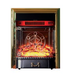 Каминокомплект Interflame Диксон с очагом Majestic FX M Brass