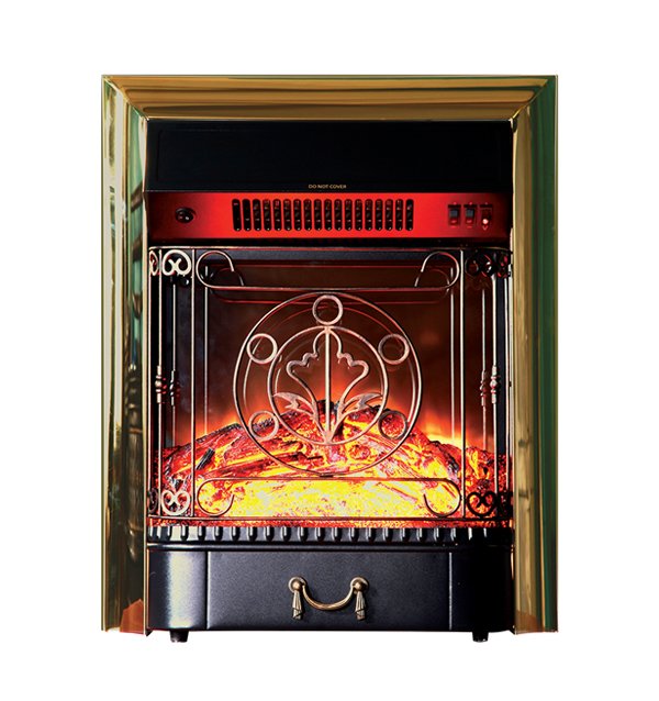 Каминокомплект Interflame Диксон с очагом Majestic FX M Brass