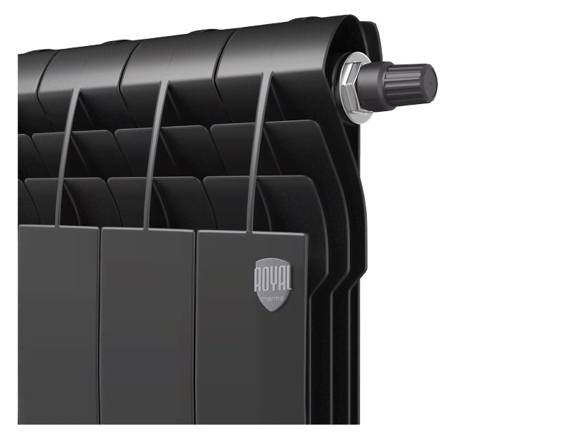 Биметаллический радиатор отопления Royal Thermo BiLiner 350 VDR 14 секций Noir Sable