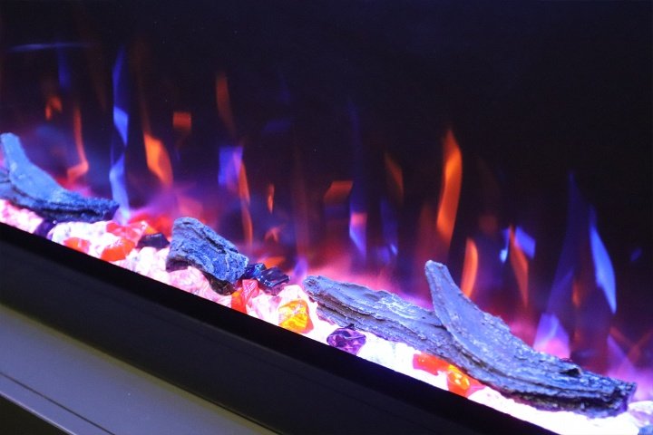 Каминокомплект Royal Flame Lindos с очагом Crystal 40 RF белый с черным