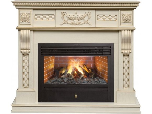 Каминокомплект RealFlame Corsica Lux 26 с очагом 3D Novara