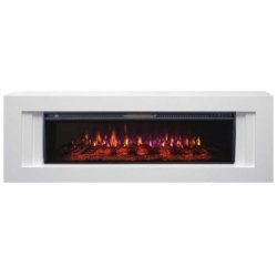 Каминокомплект Interflame Старлайн белый с очагом FreeSpace 60 LED FX QZ