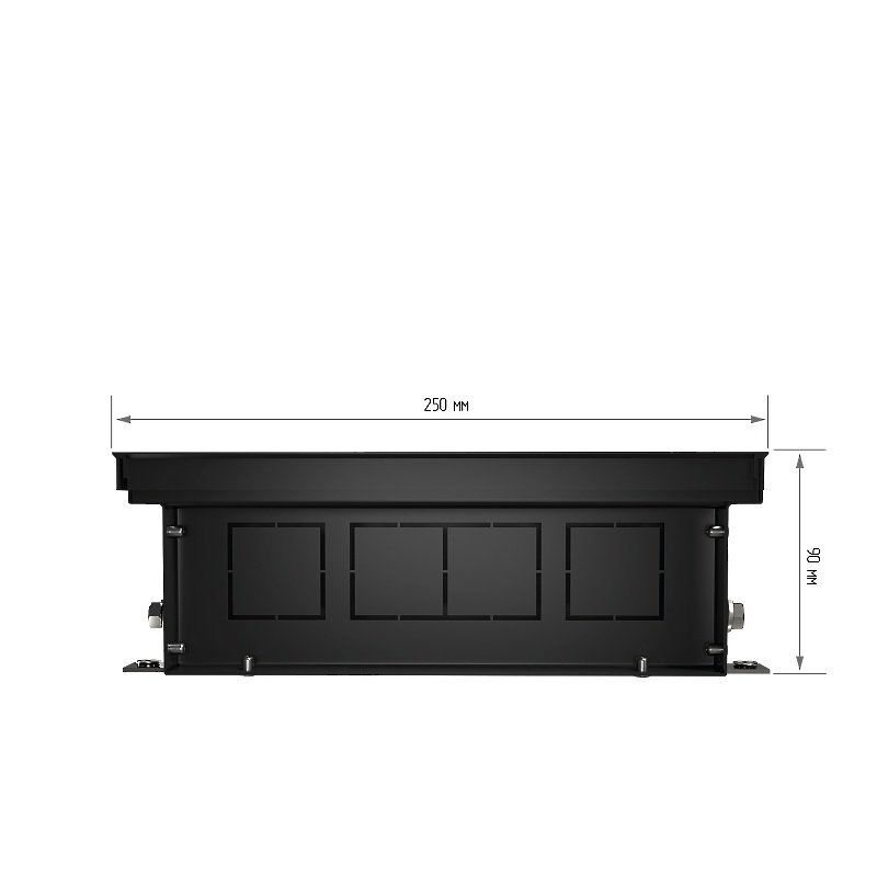 Внутрипольный конвектор Royal Thermo Atrium 90/250/2100-DG-U-BL