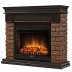 Каминокомплект Firelight Bricks 25 с очагом Electrolux EFP/P-2520LS камень коричневый/шпон темный дуб