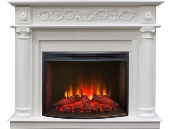 Каминокомплект RealFlame Attica 25,5 с очагом Evrika 25,5 LED
