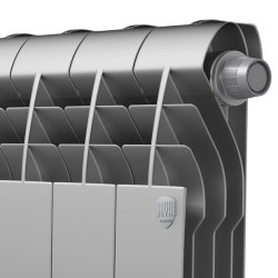 Биметаллический радиатор отопления Royal Thermo BiLiner 350 V 8 секций Silver Satin