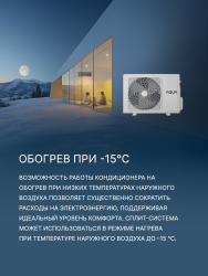 Сплит-система Aqua AQI-25BIQ1/R3(IN)/AQI-25BIQ1/R3(OUT) Biwa Inverter